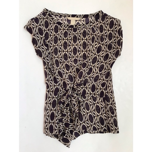 Banana Republic Women’s Geometric Print Top XSP - Picture 7 of 7